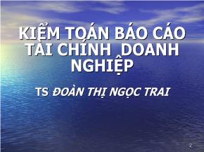 Kiểm toán Báo cáo tài chính doanh nghiệp