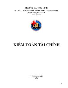 Kiểm toán tài chính