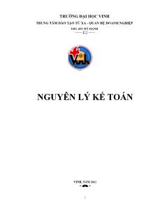 Nguyên lý kế toán