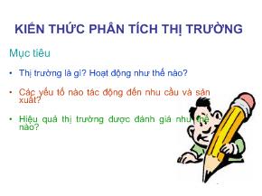 Phân tích thị trường