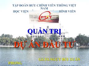 Quản trị dự án đầu tư