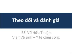 Quản trị học - Theo dõi và đánh giá