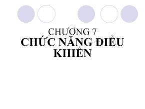 Quản trị kinh doanh - Chương 7: Chức năng điều khiển