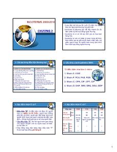 Thương mại điện tử - Chương 2: Incoterms