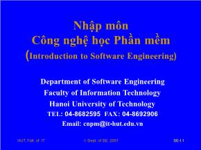 Công nghệ học phần mềm