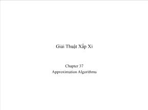 Giải thuật xấp xỉ