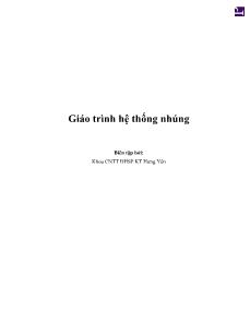 Giáo trình hệ thống nhúng