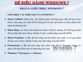 Hệ điều hành Windows 7