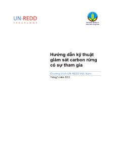 Hướng dẫn kỹ thuật giám sát carbon rừng có sự tham gia