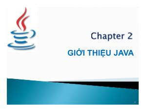 Java - Giới thiệu java