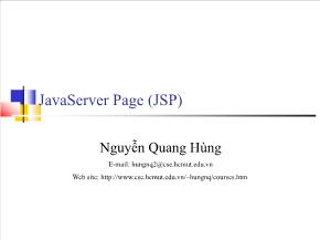 Javaserver page (jsp)