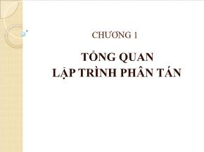 Kĩ thuật lập trình - Tổng quan lập trình phân tán