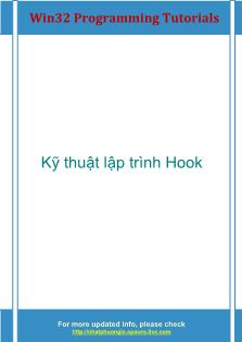 Kỹ thuật lập trình Hook