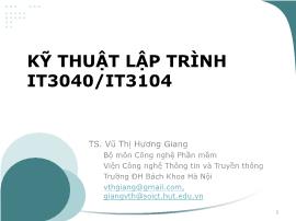 Kỹ thuật lập trình