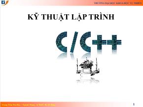 Kỹ thuật lập trình