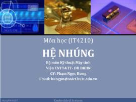 Kỹ thuật máy tính - Hệ nhúng