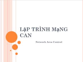 Lập trình mạng CAN