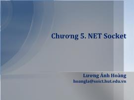 Lập trình mạng - Chương 5: Net Socket