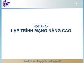 Lập trình mạng nâng cao