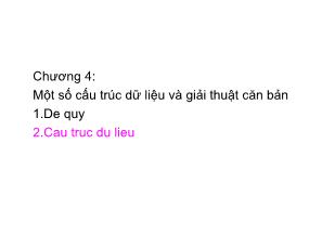 Ngôn ngữ lập trình C# - Một số cấu trúc dữ liệu và giải thuật căn bản