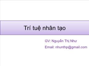 Trí tuệ nhân tạo