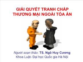 Giải quyết tranh chấp thương mại ngoài tòa án