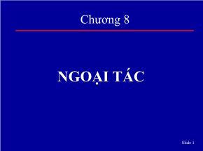 Kinh tế học - Chương 8: Ngoại tác