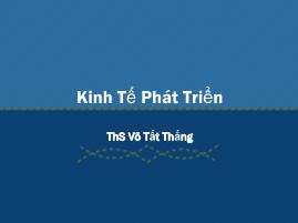 Kinh tế phát triển