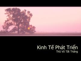 Kinh tế phát triển