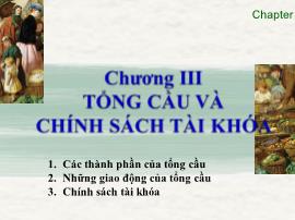 Quản trị kinh tế học - Chương 3: Tổng cầu và chính sách tài khoản