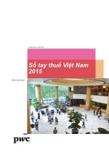 Sổ tay thuế Việt Nam 2015