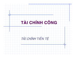 Tài chính công