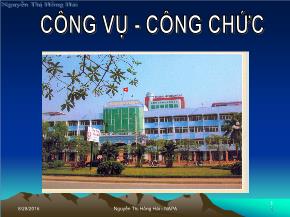 Tài liệu Công vụ - Công chức