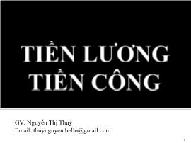 Tiền lương tiền công