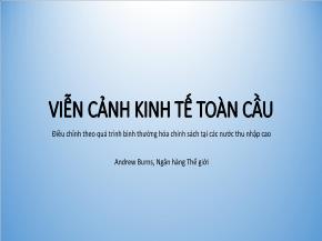 Viễn cảnh kinh tế toàn cầu