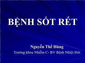 Bệnh sốt rét