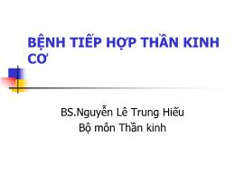 Bệnh tiếp hợp thần kinh cơ