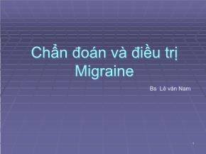 Chẩn đoán và điều trị migraine