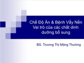 Chế độ ăn và bệnh vẩy nến vai trò của các chất dinh dưỡng bổ sung