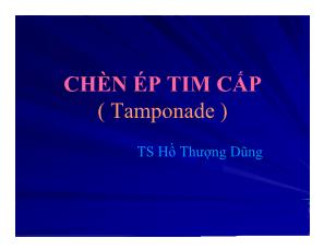 Chèn ép tim cấp