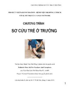 Chương trính sơ cứu trẻ ở trường