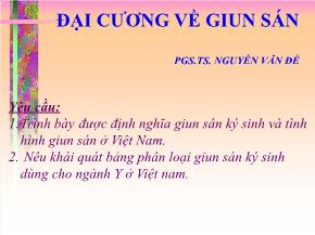 Đại cương về giun sán