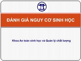 Đánh giá nguy cơ sinh học