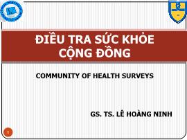 Điều tra sức khỏe cộng đồng