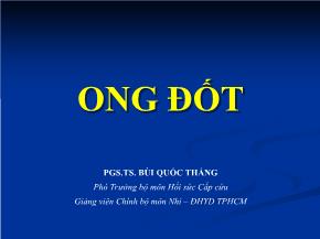 Điều trị Ong đốt