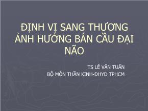 Định vị sang thương ảnh hưởng bán cầu đại não