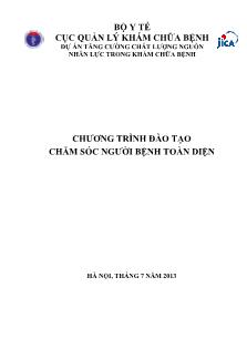 Dự án tăng cường chất lượng nguồn nhân lực trong khám chữa bệnh