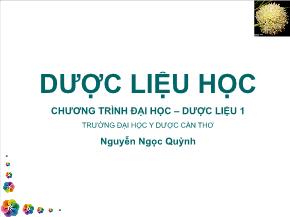 Dược liệu học