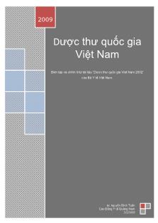 Dược thư quốc gia Việt Nam