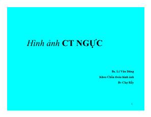 Hình ảnh CT ngực